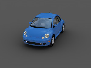 Volkswagen Beetle 2004 3D Model