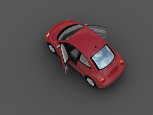Volkswagen Beetle 2004 3D Model