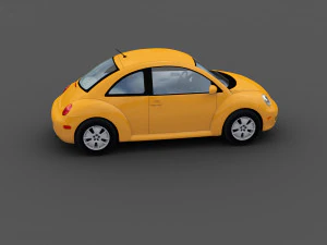 Volkswagen Beetle 2004 3D Model