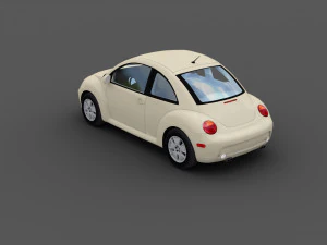 Volkswagen Beetle 2004 3D Model