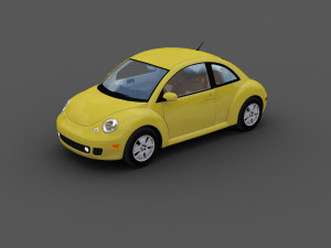 Volkswagen Beetle 2004 3D Model