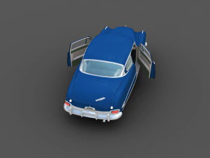 Hudson Hornet 3D Model