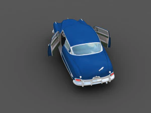 Hudson Hornet 3D Model