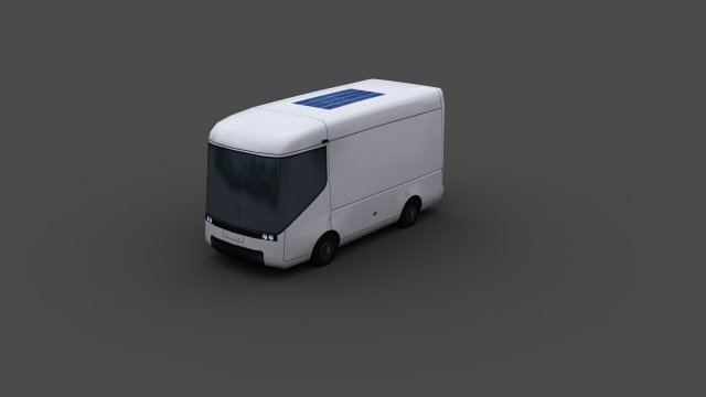 Arrival Electric Delivery Van 3D Model .c4d .max .obj .3ds .fbx .stl .blend 