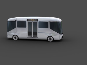 Arrival e-shuttle 3D 模型