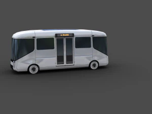 Arrival e-shuttle 3D Model