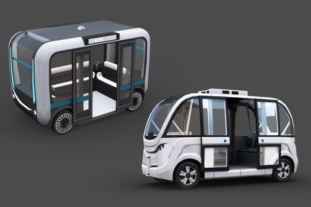 E-Shuttle with interior Pack 1 Modelo 3D .c4d .max .obj .3ds .fbx .stl .blend 