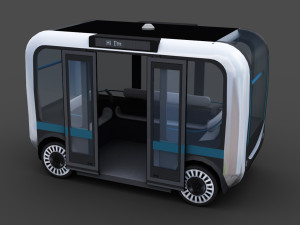 E-Shuttle with interior Pack 1 Modelo 3D