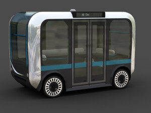 E-Shuttle with interior Pack 1 Modelo 3D