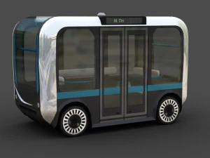 E-Shuttle con interior Pack 1 Modelo 3D