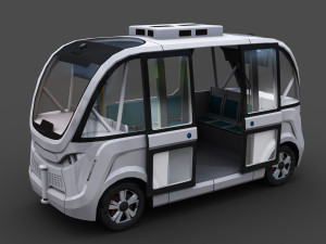 E-Shuttle with interior Pack 1 Modelo 3D