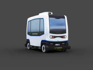Pacote de &ocirc;nibus el&eacute;trico 3 Modelo 3D