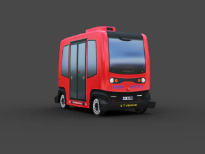 Pacote de &ocirc;nibus el&eacute;trico 3 Modelo 3D