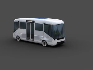Pacote de &ocirc;nibus el&eacute;trico 3 Modelo 3D