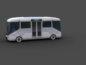 Electric Bus Pack 3 3Dモデル