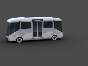 Pacote de &ocirc;nibus el&eacute;trico 3 Modelo 3D