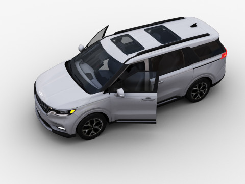 KIA Grand Carnival 2024 with Interior Modelo 3D