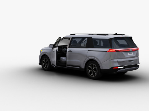 KIA Grand Carnival 2024 with Interior Modelo 3D