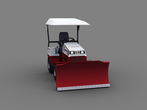 Snow Plow Truck 3Dモデル