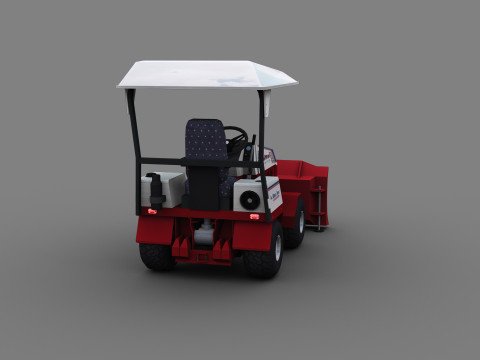 Snow Plow Truck 3Dモデル
