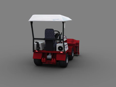 Snow Plow Truck 3D Model