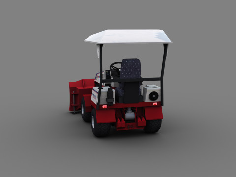 Snow Plow Truck 3Dモデル