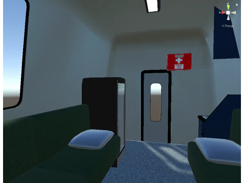 Camper with interior citroen c15 3D Model
