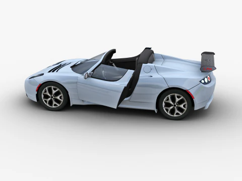Tesla Roadster 2010 3D Model