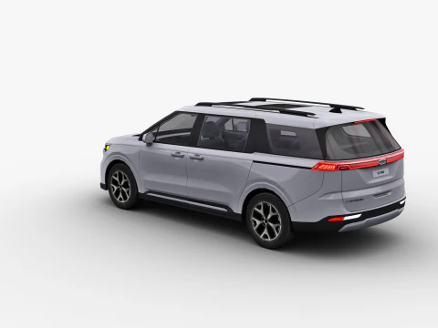 KIA Grand Carnival 2024 con interni Modello 3D