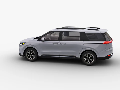 KIA Grand Carnival 2024 with Interior 3D Model