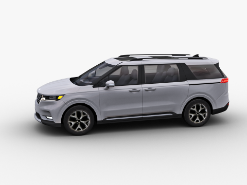 KIA Grand Carnival 2024 with Interior 3D Модель
