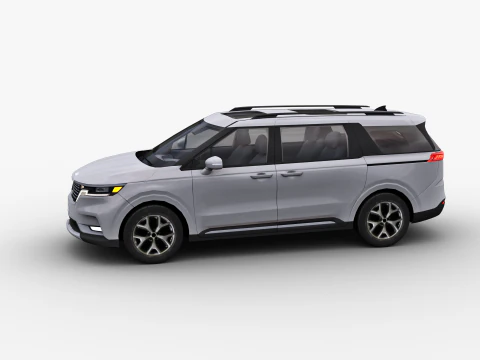 KIA Grand Carnival 2024 with Interior 3D Model
