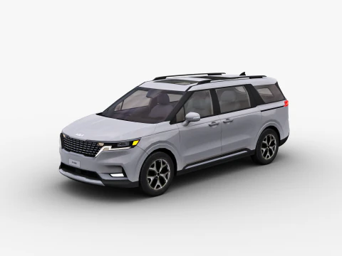 KIA Grand Carnival 2024 with Interior 3D Model