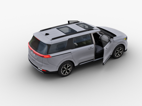 KIA Grand Carnival 2024 with Interior 3D Модель