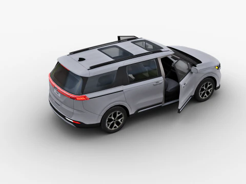 KIA Grand Carnival 2024 with Interior 3D Model