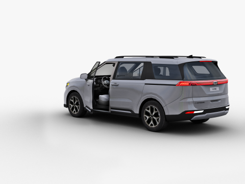 KIA Grand Carnival 2024 with Interior 3D Модель