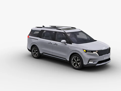 KIA Grand Carnival 2024 with Interior 3D Model