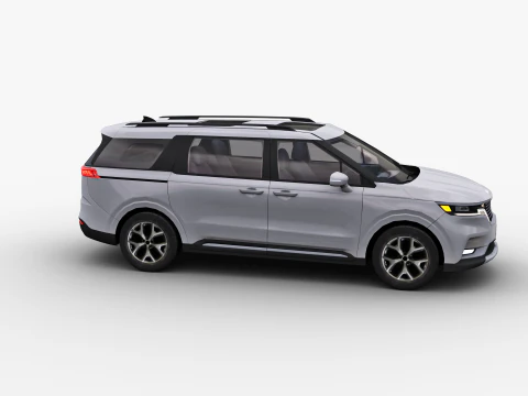 KIA Grand Carnival 2024 with Interior 3D Model
