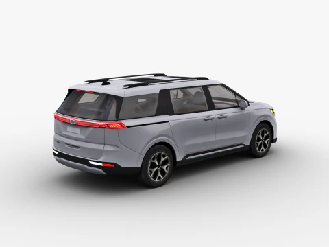 KIA Grand Carnival 2024 with Interior 3D Model