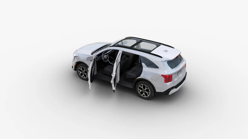 Kia Sorento 2024 3D Model .c4d .max .obj .3ds .fbx .stl .blend