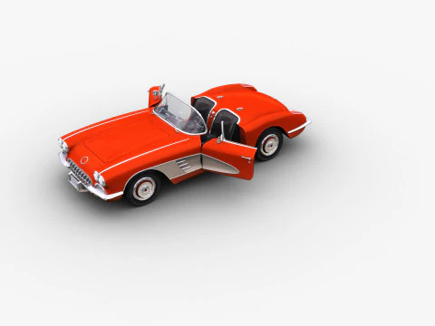 Car With interior 44 3D Model
