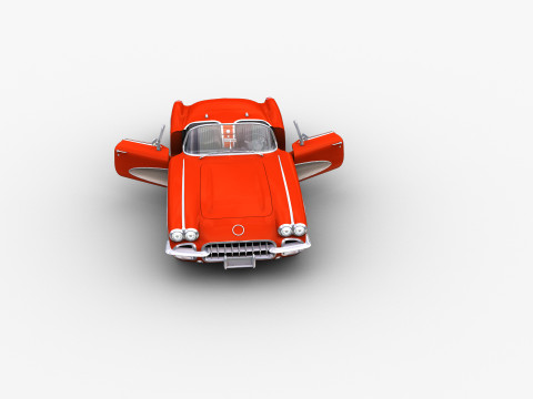 Car With interior 44 3D Model