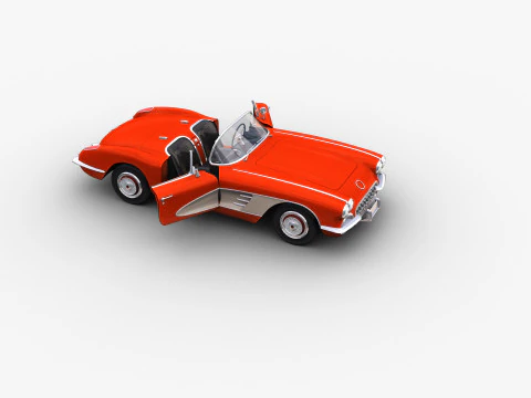 Car With interior 44 3D Model