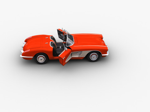 Car With interior 44 3D Model