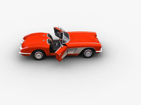 Car With interior 44 3D Model