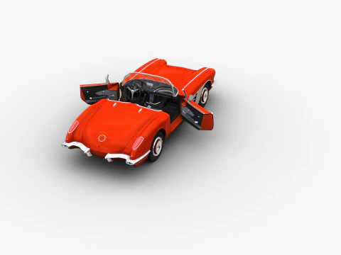 Car With interior 44 3D Model
