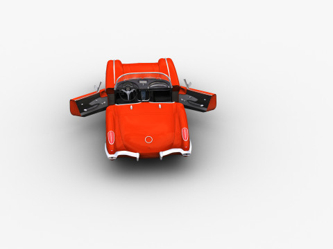 Car With interior 44 3D Model