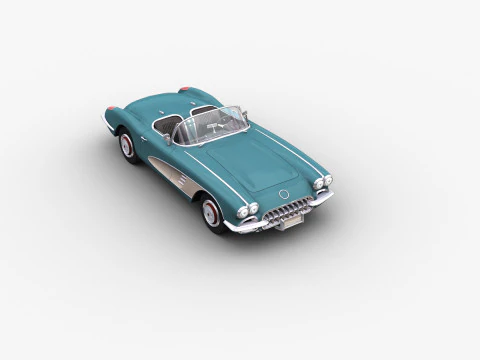 Car With interior 44 3D Model