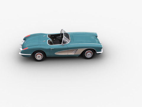 Car With interior 44 3D Model