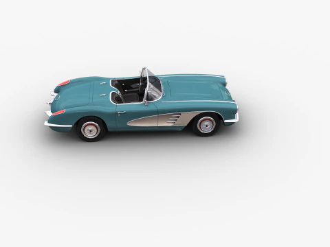 Car With interior 44 3D Model